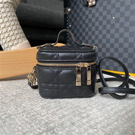 dior vanity bag mini|dior luggage bag price.